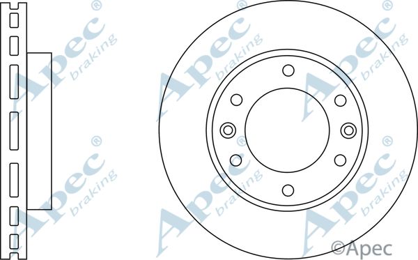 APEC BRAKING Bremžu diski DSK2565